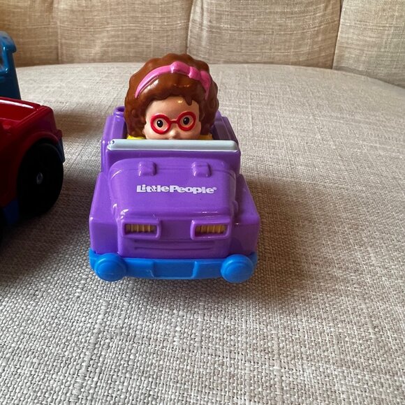 Little People Wheelies Vehicles Set of 3 - Picture 4 of 5